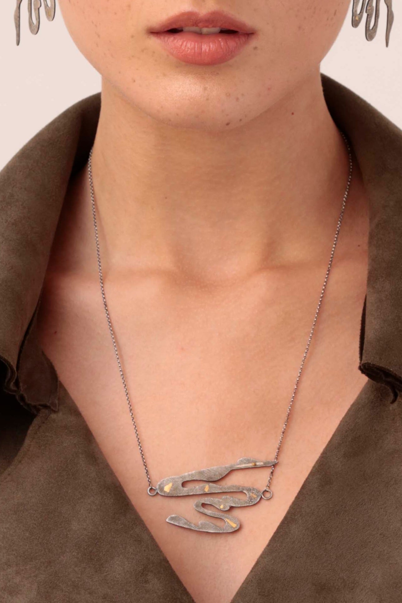 '93 Silver and Gold Necklace